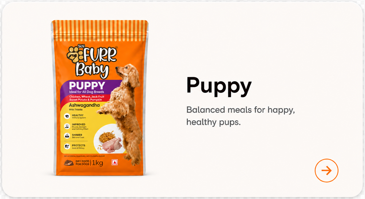 Puppy food